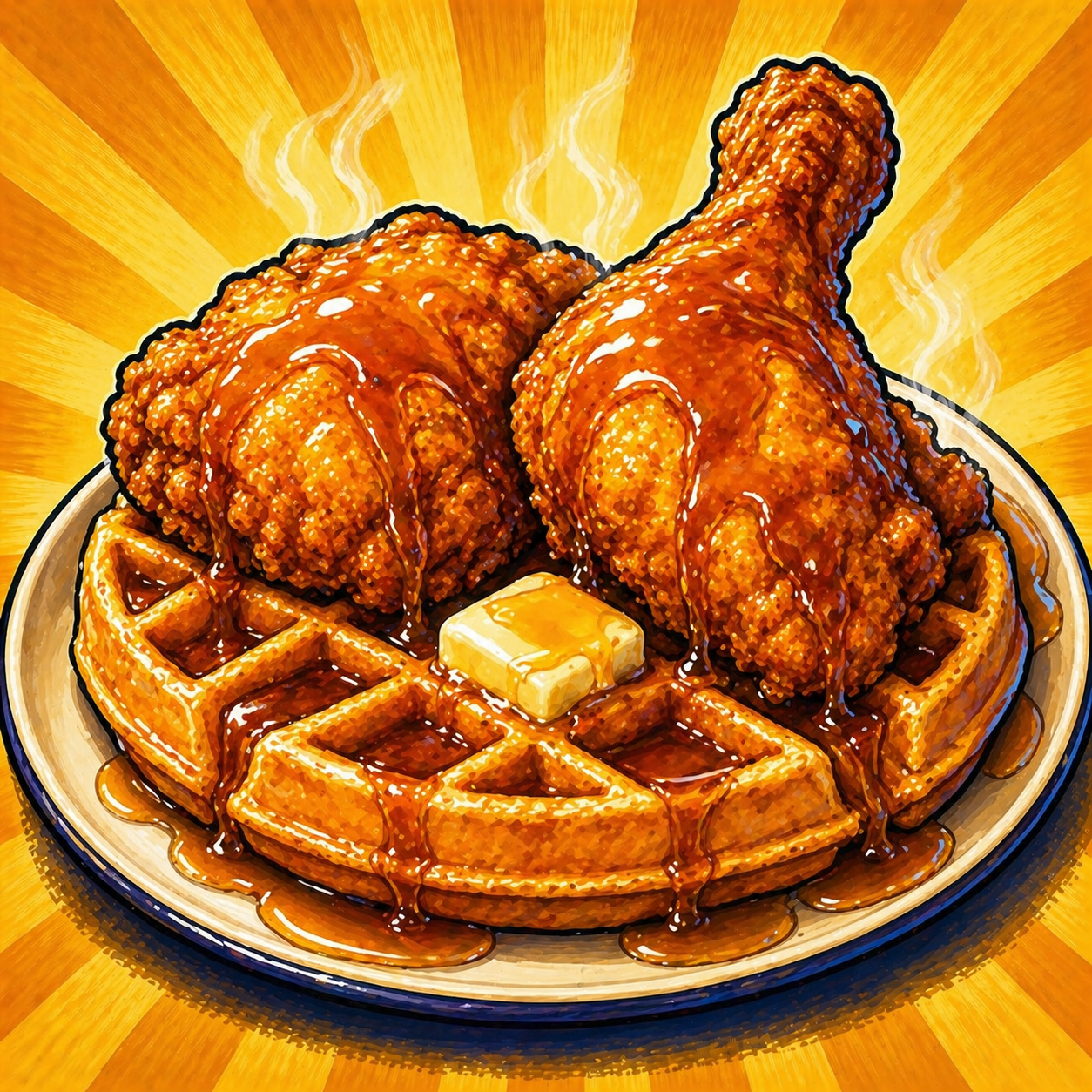 Chicken and Waffles Special